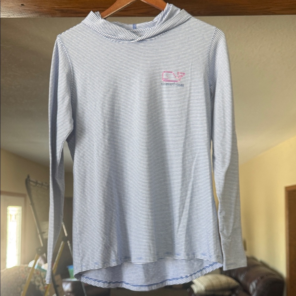 Striped  Women’s Hoodie by Vineyard Vines - Blue